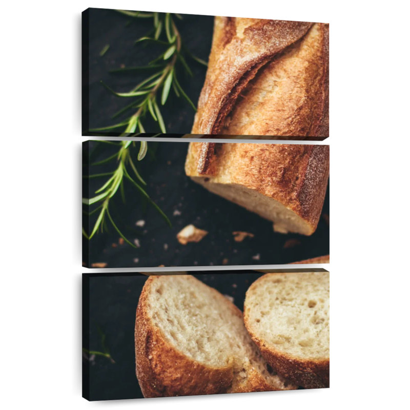 Baguette fraîchement cuite, H 38 po x l 24 po