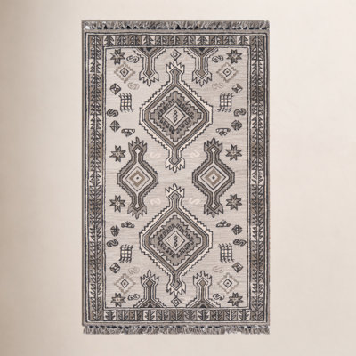 Bronte Gray Hand-Tufted Wool Rug