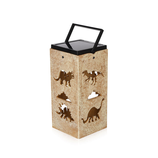 Solar Themed Silhouette Indoor/Outdoor Garden Décor Lantern Techko 