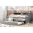 Wood Daybed With 2 Trundles, 3 Storage Cubbies, 1 Light For Free And USB Charging Design-1981464635