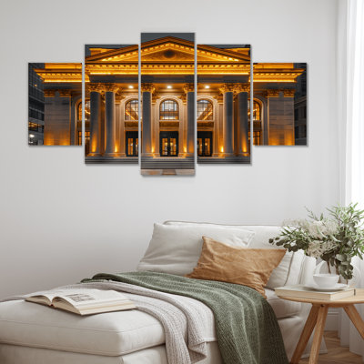 «Yellow Yellow Prosperity And Pride Banks» - ensemble d'art mural Banks