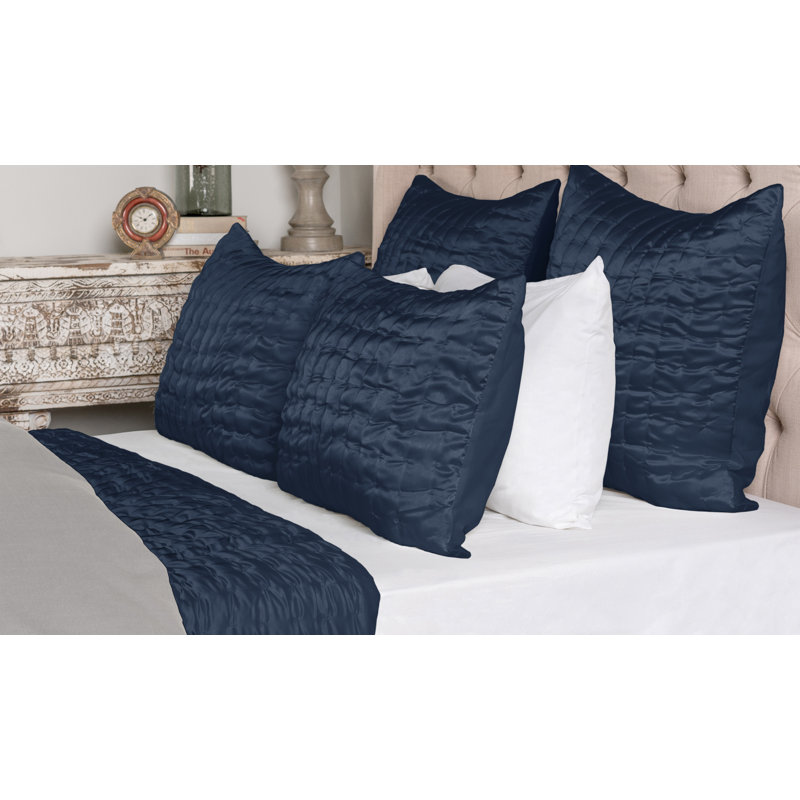 Devon Square Accent Pillow, Euro, Charcoal