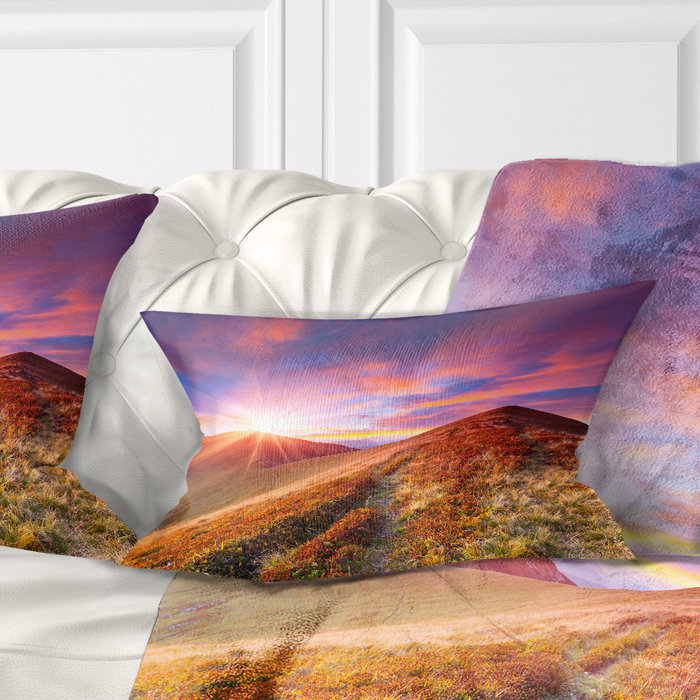 Coussin lombaire de l’herbe et des nuages