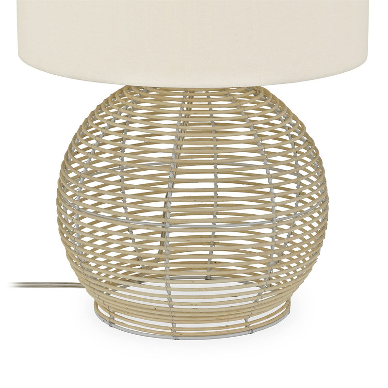 Anazagene Wicker/Rattan Table Lamp