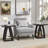 Linnis Solid Wood End Table-350648090