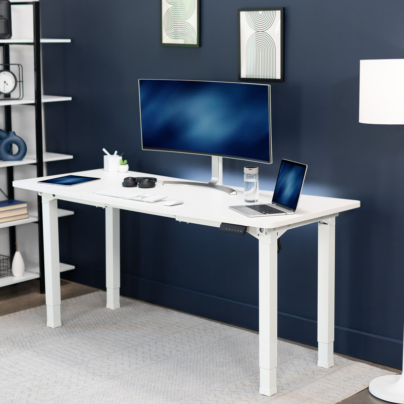 VIVO Electric 71” x 30” Standing Desk, White
