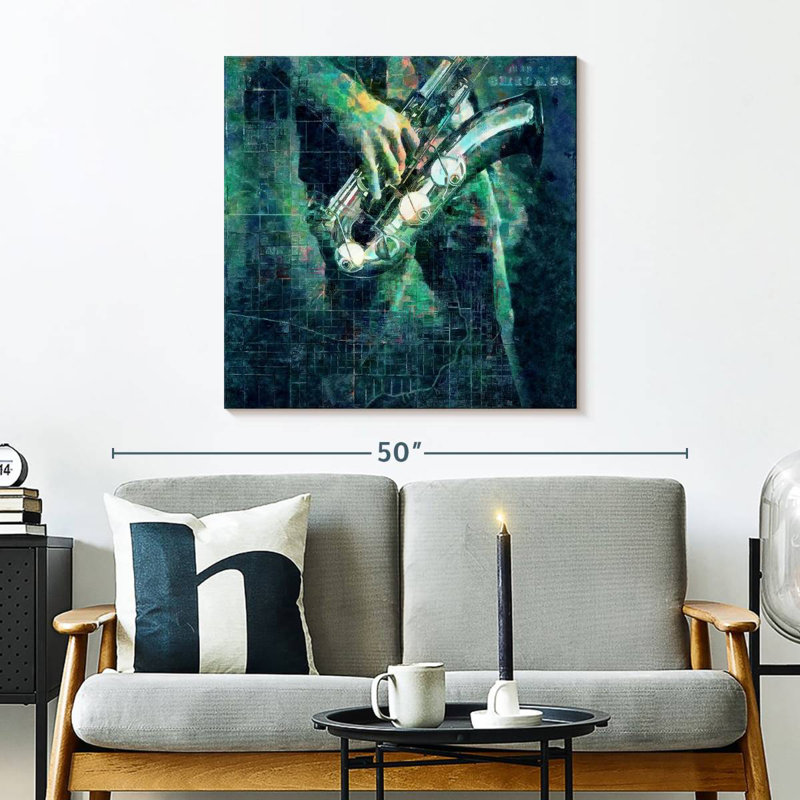 Abarca Jazz And Chicago, 30" H x 30" W