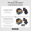 Pitch Rite-Temp Shower Trim Kit 2.5 GPM-1243942345