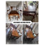 Table de salle à manger rectangulaire de style américain en bois massif de luxe léger et rétro-1777857003