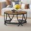 Aumiller Cross Legs Coffee Table with Storage-936857227-936857226