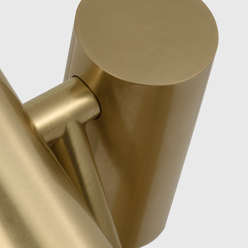 Doppia Short Accent Rechargeable Table Lamp, Gold