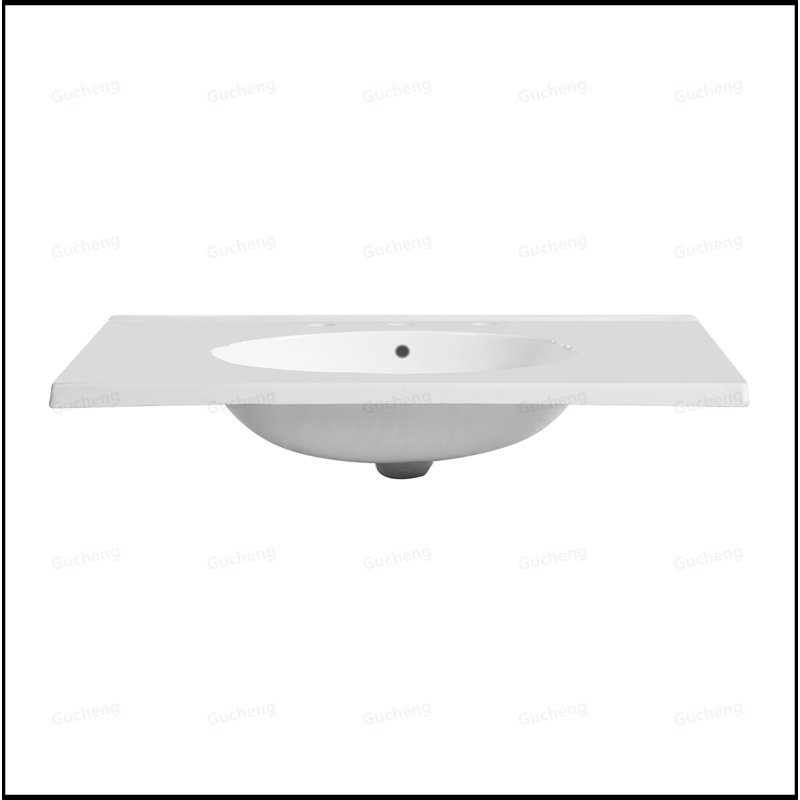 Meuble-lavabo 30 po avec lavabo en résine coquillage