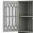 Imposing Bathroom Floor Storage Cabinet With Dual Doors Single Drawer And Customizable Shelf-984503235