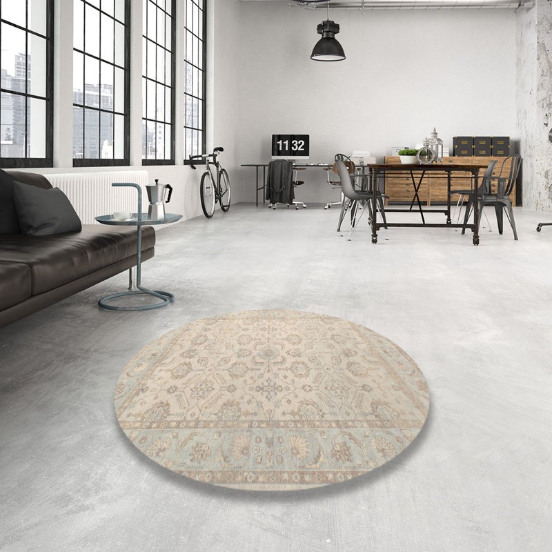 Drouin Oriental Indoor Rug, Round 8'