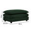 Canapé modulaire confortable modulaire réversible à assise profonde et confortable à 6 places avec 3 repose-pieds, 3 coussins décoratifs et 2 coussins d'accoudoirs-1485327621