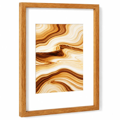 Cadre photo moderne en bois massif naturel avec verre trempé