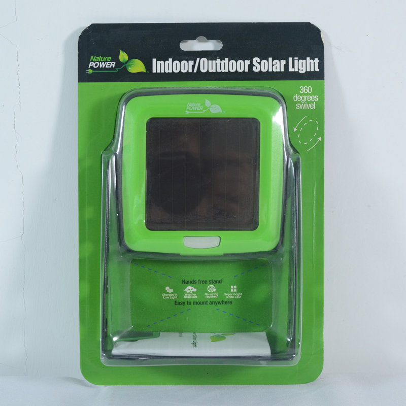 Solar Powered LED Freestanding Indoor/Outdoor Swivel Light