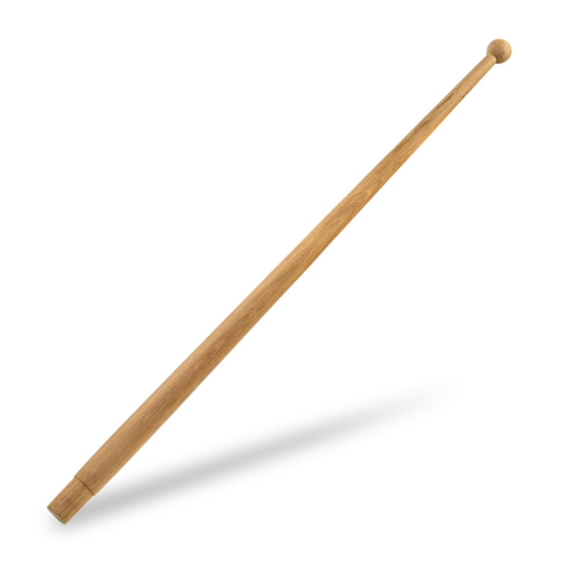 Mât de drapeau en teck, H 72 po x l 1,25 po x P 1,25 po