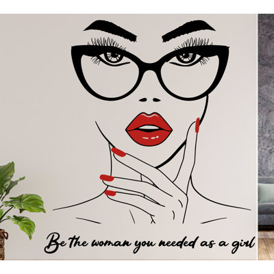 Adhésif décoratif être les femmes dont vous aviez besoin en tant que fille Motivation inspirante