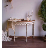 Simple Retro Distressed Console Table