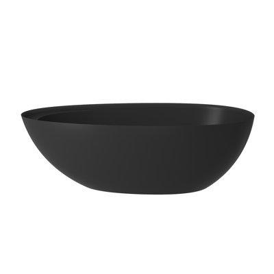 Hudson 67'' Freestanding Soaking Solid Surface Bathtub