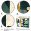 «Gold Green Parallel Universes - Abstract Shapes», art mural-2133690407-2133690430