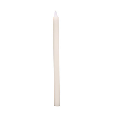 Bougie effilée sans parfum