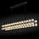 Jaylnn 60 - Light 54’’  Crystal Dimmable LED Kitchen Island Rectangle Chandelier(Includes 60XG4 Bulbs)