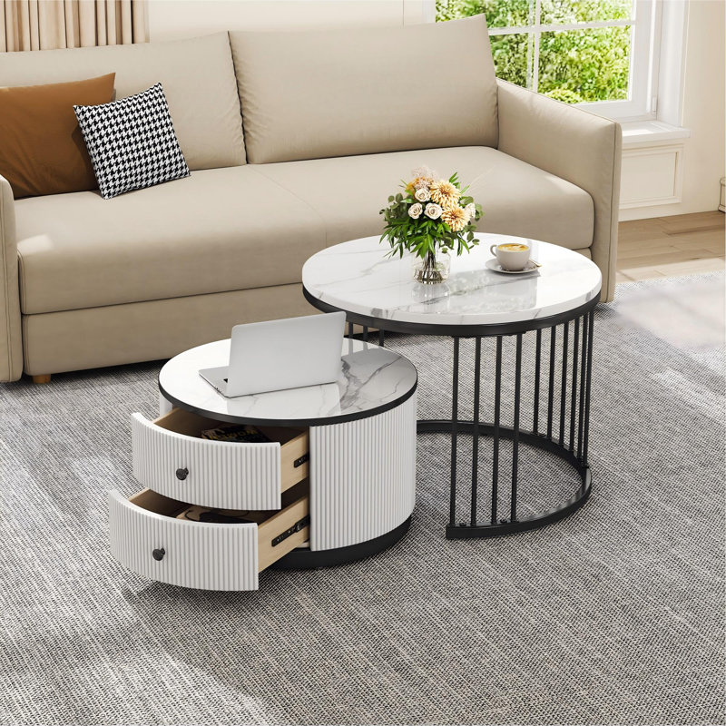 Aydren Frame Coffee Table with Storage