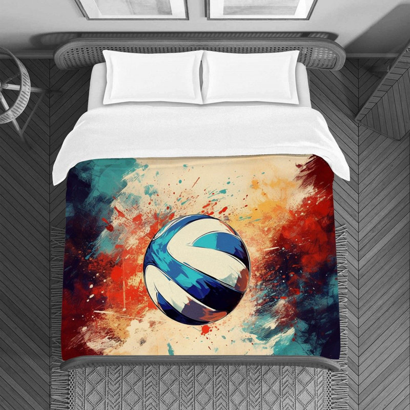 Polyester Machine Printed Duvet Cover, Queen Duvet Cover