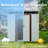 6Ft X 5Ft Outdoor Metal Storage In White - Robust Galvanized Steel Build Weather Panels Transparent Plate For Bright Interior Sliding Doors & Padlock Simple Assembly Guide Shed Iron Frame Sturdiness-125291633