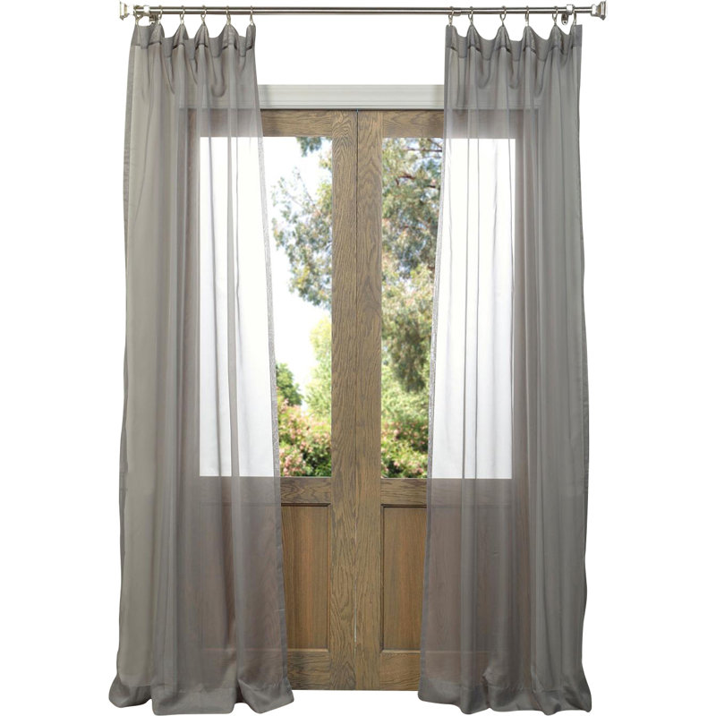Philbrick Sheer Sliding Panel Pair, 50" W x 108" L