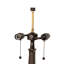 22" High Deco Mission 2 Light W/Pull Chain Table Base