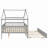 Wooden House Bed with Trundle