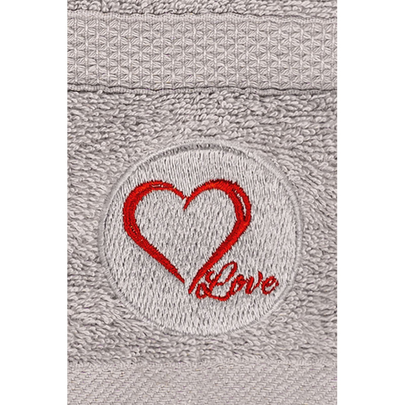 Serviette de bain en coton biologique de qualité supérieure, 1 pièce, 27,6 po x 55,1 po | 100% coton, 520 g / m² | Lavable à la machine, couleur grise | Serviette douce, absorbante et écologique pour une expérience de salle de bain luxueuse