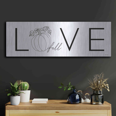 «Love Fall» par Cindy Jacobs, art mural en métal
