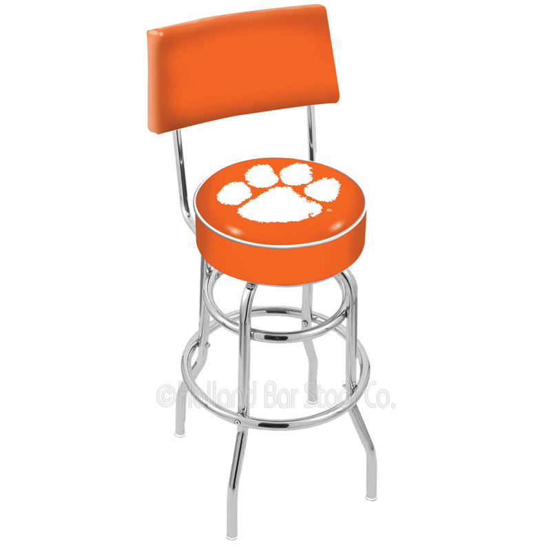 NCAA 30" Swivel Bar Stool, Clemson