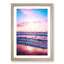 Pink Beach in Abstract - Framed Print-55768718-55768723