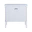 Table de chevet 1 tiroir et 1 tablette en bois blanc