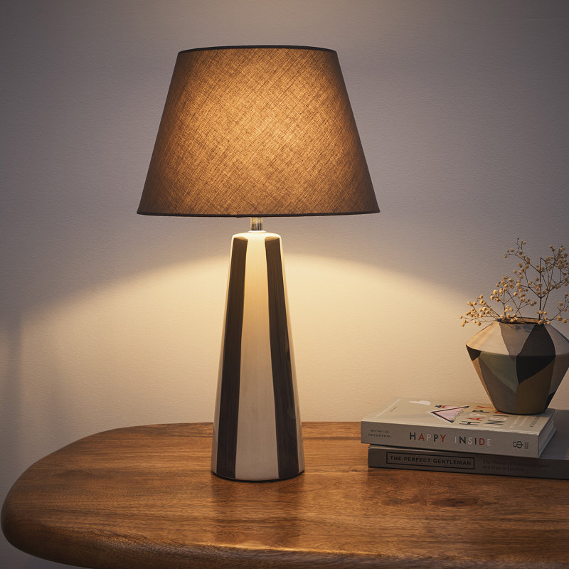 Table Lamp, Grey/White, Grey