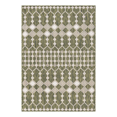 Green Traliccio Indoor/Outdoor Trellis Rug