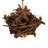 Donyan 6 - Light Wood Dimmable Geometric Chandelier