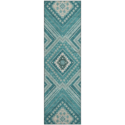Premium Machine Washable Guada AMF1010 Tribal Rug