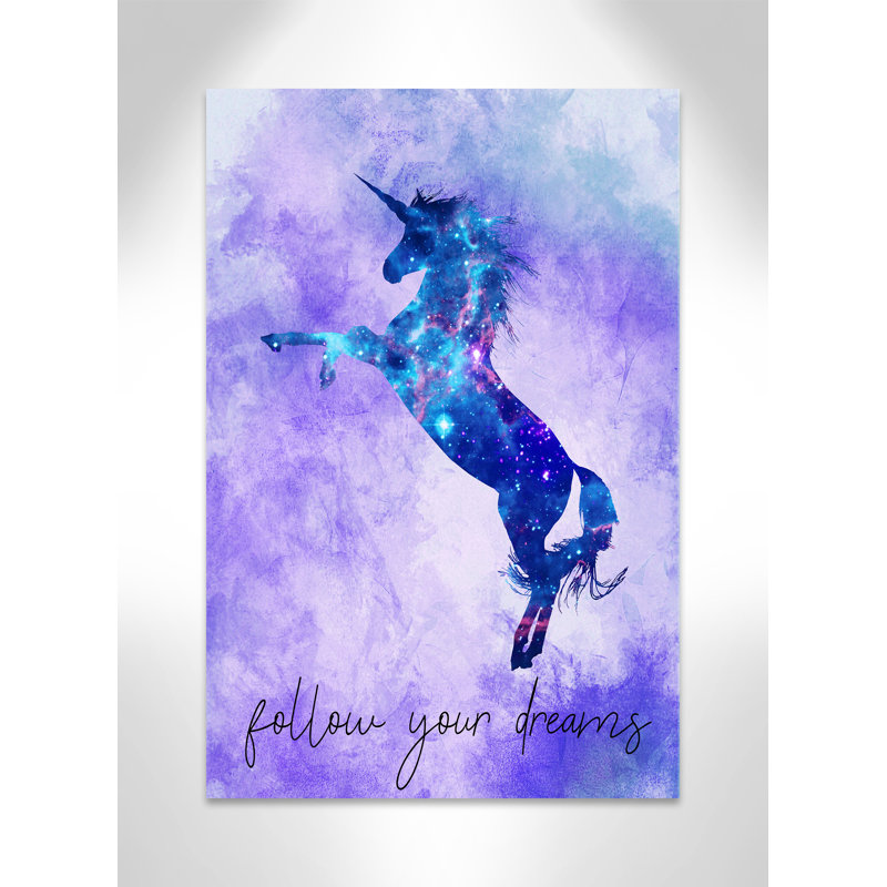 «Follow Your Dreams», art sur toile, H 36 po x l 24 po x P 1,5 po