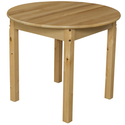 Circular Hardwood Table