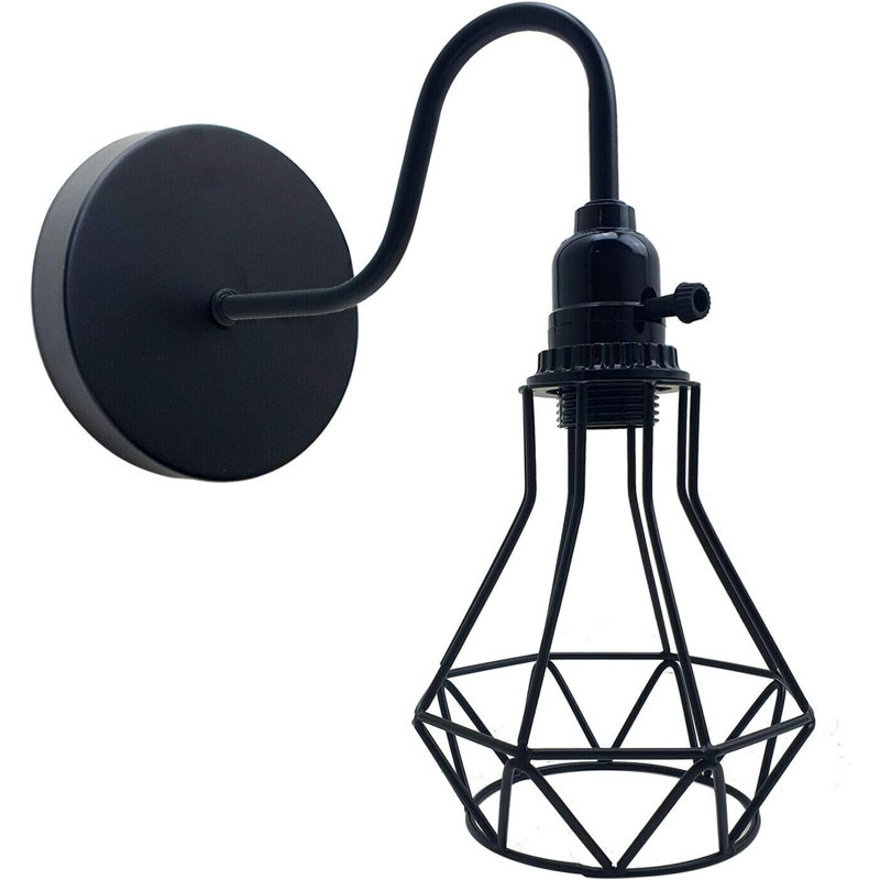 Shakara Armed Sconce, Black