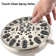High Pressure 6-Setting 4" Shower Head - Angle Adjustable, Clog-Proof Shower Head