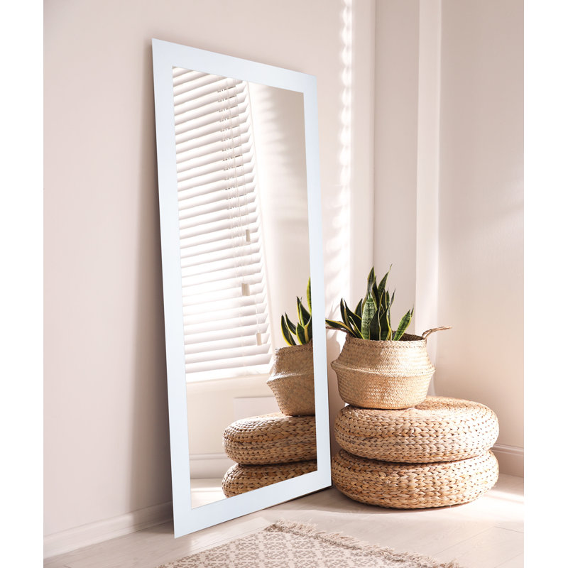 Mirror, 33" x 76", White