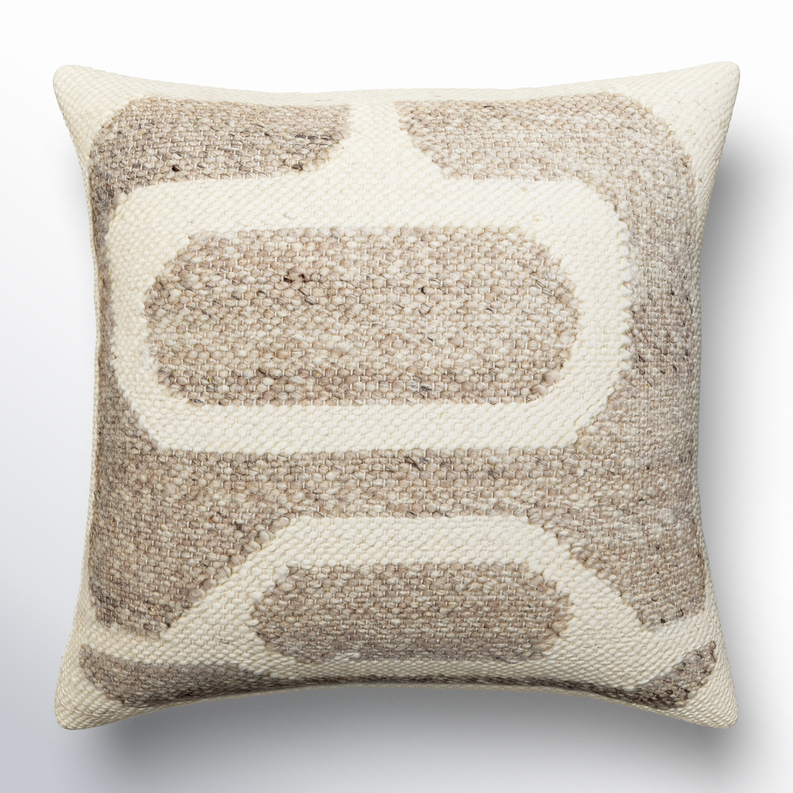 Dia Wool Pillow Cover, Down, 18" x 18"