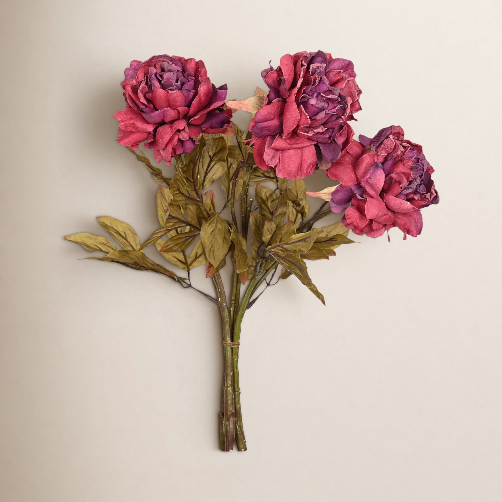 Peony Floral Arrangement, Red